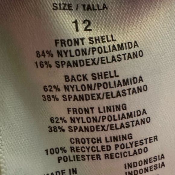 NWT Shape + Style sz 12 bathing suit in an ombré design from purple to pink. - Picture 8 of 8